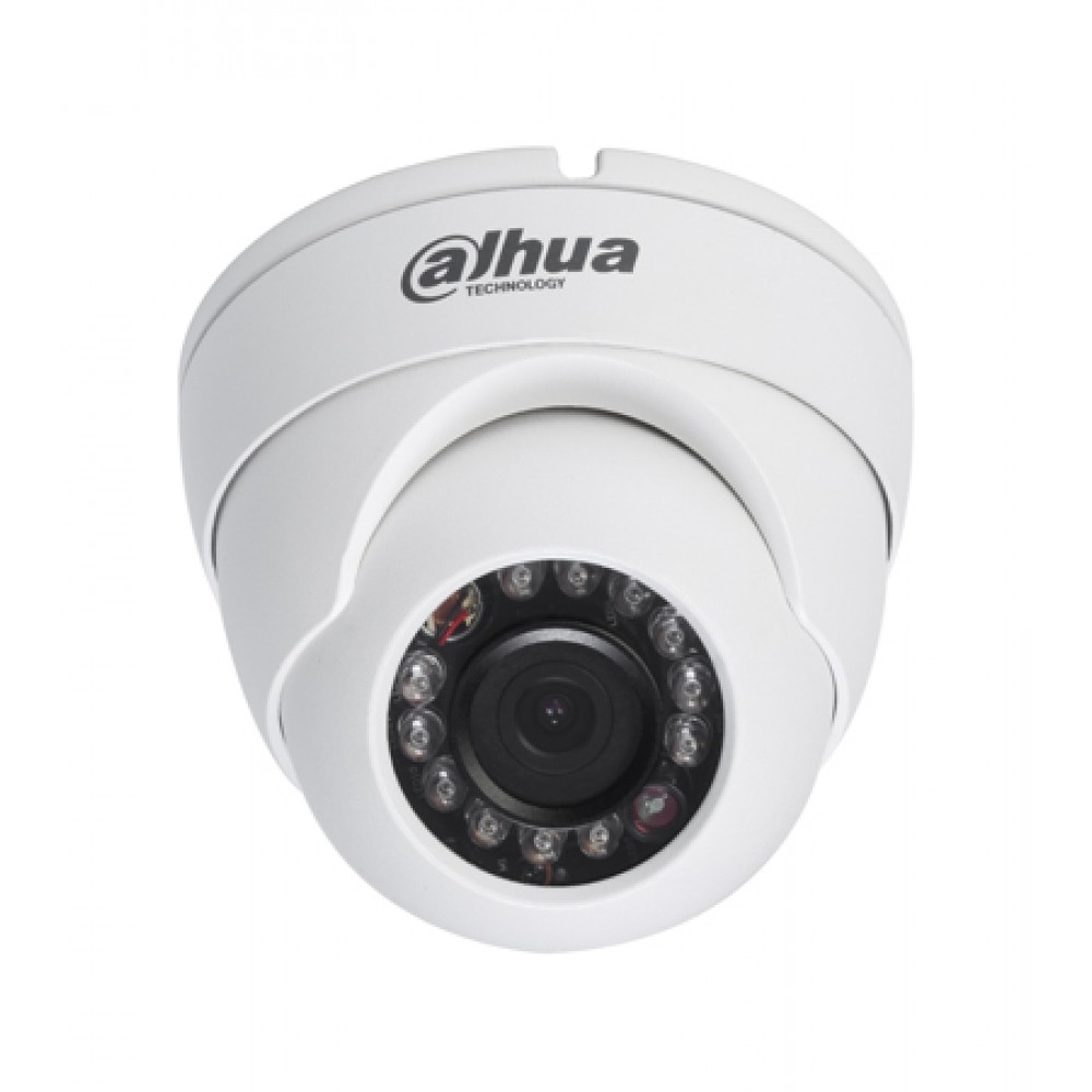 HDCVI куполна камера 1 MPixel HAC-HDW1000R-0280B-S3