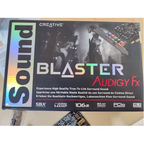 Creative Sound Blaster Audigy Fx 5.1 Звукова карта /Разопаковани аудио продукти на Creative Labs