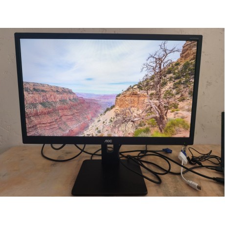 AOC I2475PXQU – 24" IPS Full HD монитор с USB Hub и регулируема стойка | Клас A -