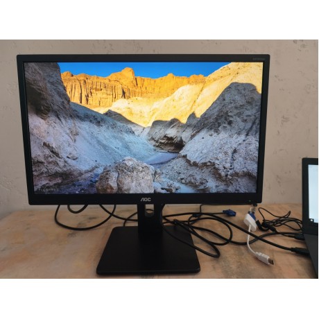 AOC I2475PXQU – 24" IPS Full HD монитор с USB Hub и регулируема стойка | Клас A -