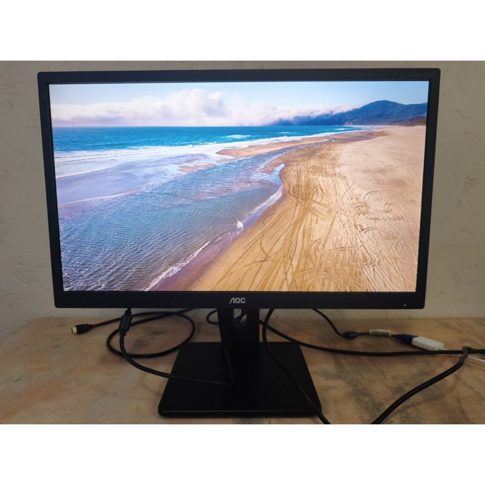 AOC I2475PXQU – 24" IPS Full HD монитор с USB Hub и регулируема стойка | Клас A -