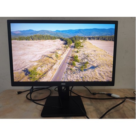 AOC I2475PXQU – 24" IPS Full HD монитор с USB Hub и регулируема стойка | Клас A -