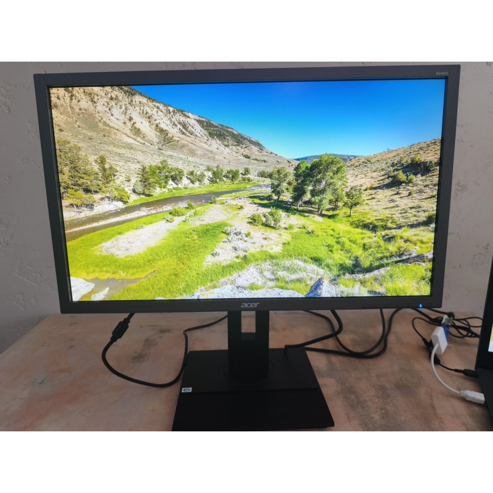 Монитор Acer B246HL – 24" Full HD монитор с вградени говорители | Клас A -