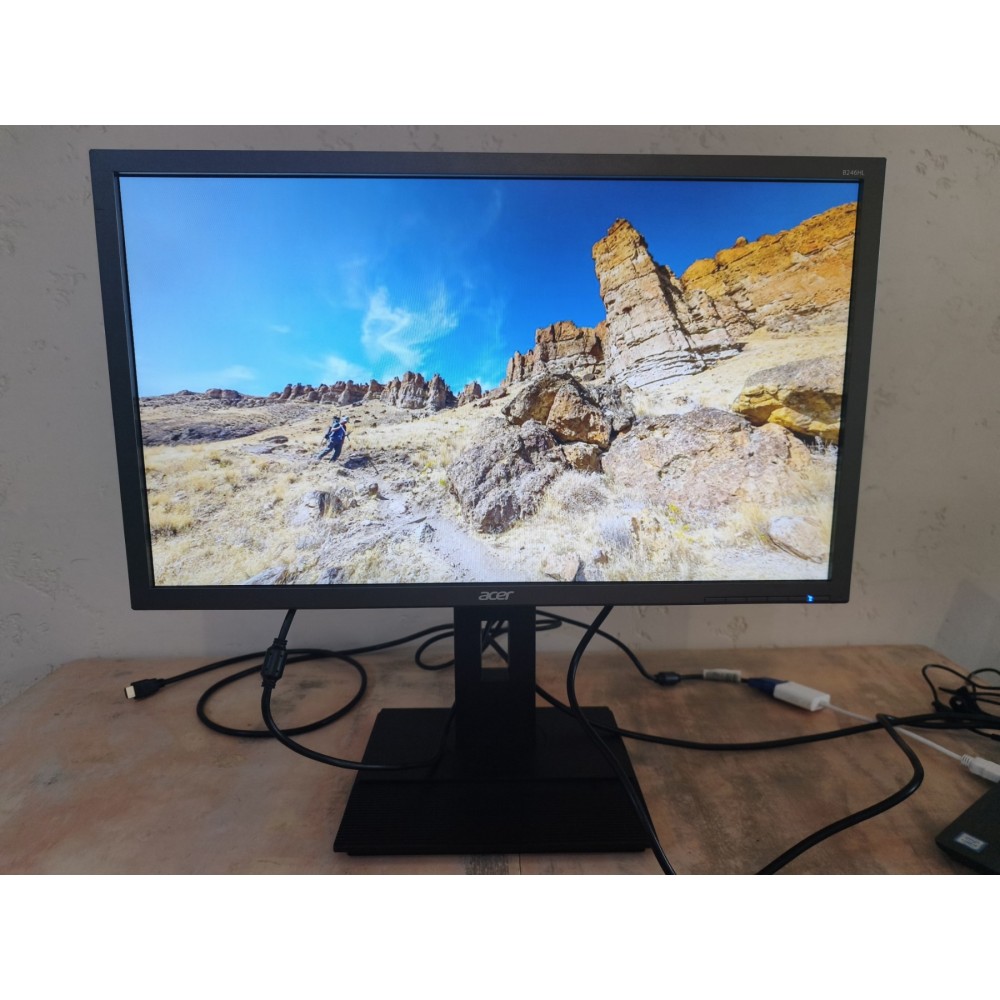 Монитор Acer B246HL – 24" Full HD монитор с вградени говорители | Клас A -