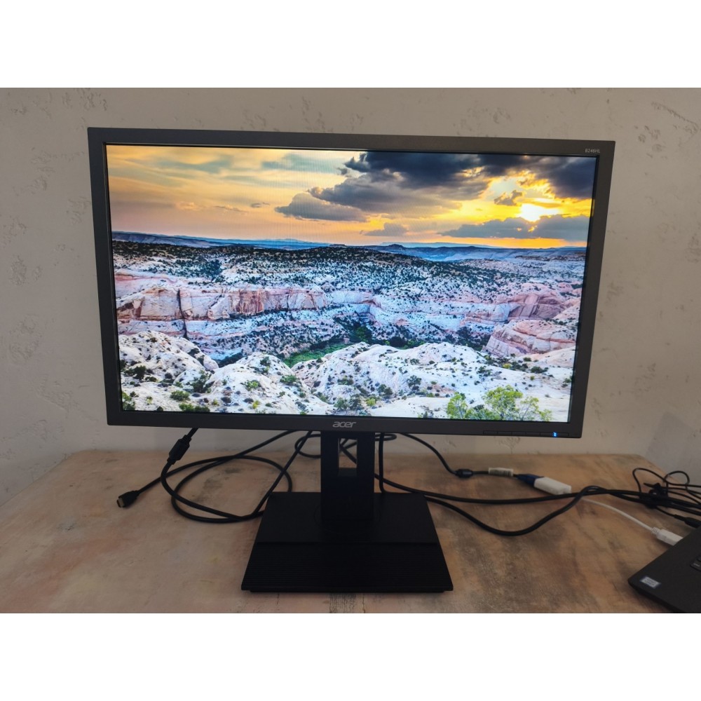 Монитор Acer B246HL – 24" Full HD монитор с вградени говорители | Клас A