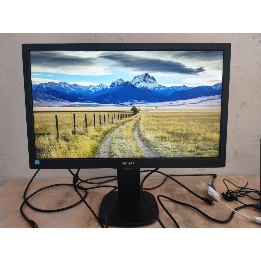 Монитор Philips 243S5L – 24" Full HD монитор с HDMI, DisplayPort и USB Hub | Клас Б