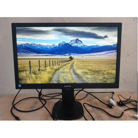 Монитор Philips 243S5L – 24" Full HD монитор с HDMI, DisplayPort и USB Hub | Клас Б