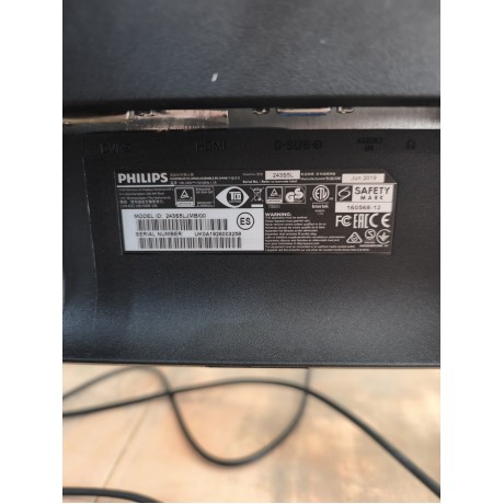 Монитор Philips 243S5L – 24" Full HD монитор с HDMI, DisplayPort и USB Hub | Клас A -