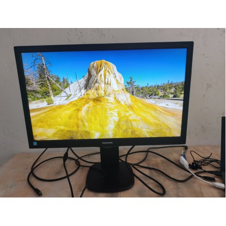 Монитор Philips 243S5L – 24" Full HD монитор с HDMI, DisplayPort и USB Hub | Клас Б