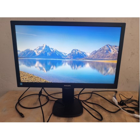 Монитор Philips 243S5L – 24" Full HD монитор с HDMI, DisplayPort и USB Hub | Клас Б