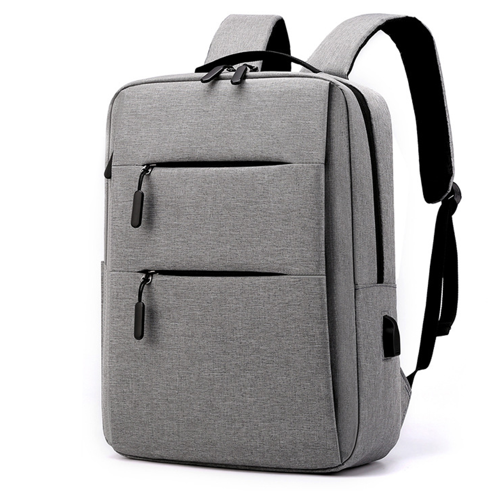 Раница за лаптоп No brand BP-03, 15.6", Сив - 45289