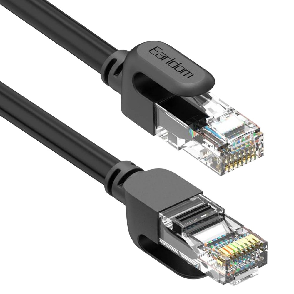 Кабел Earldom ET-NW1 LAN - LAN, CAT6 UTP, 3м, Черен - 18388