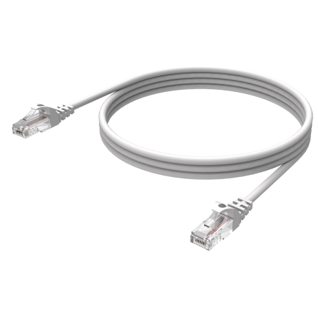 Кабел DeTech LAN - LAN, CAT5,  0.5m -18252