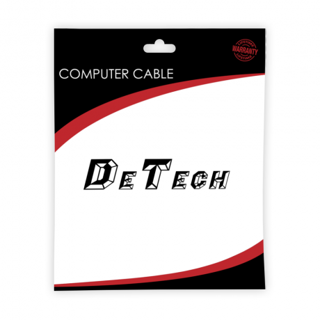 Мрежов адаптер DeTech USB-A/USB-C - RJ45, 1000Mbps, Сив - 17831