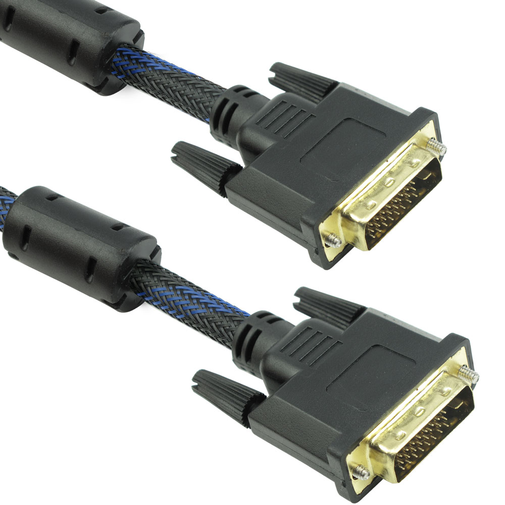 Кабел DeTech DVI-DVI, 1.5m, 24+1,С ферит - 18184 