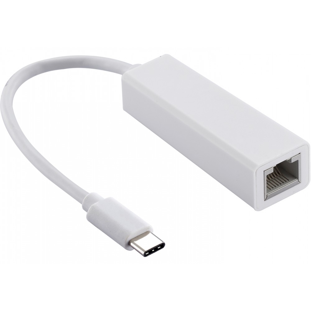 Мрежова карта, No Brand, USB 3.1 Type-C, Бял - 17164